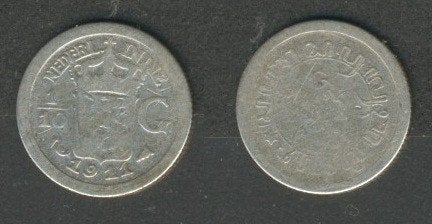 Nederland Ned Indië 10 cent 1911 Zilver Munt c-3 jdu, Postzegels en Munten, Zilver, Ophalen of Verzenden, 10 cent, Koningin Wilhelmina
