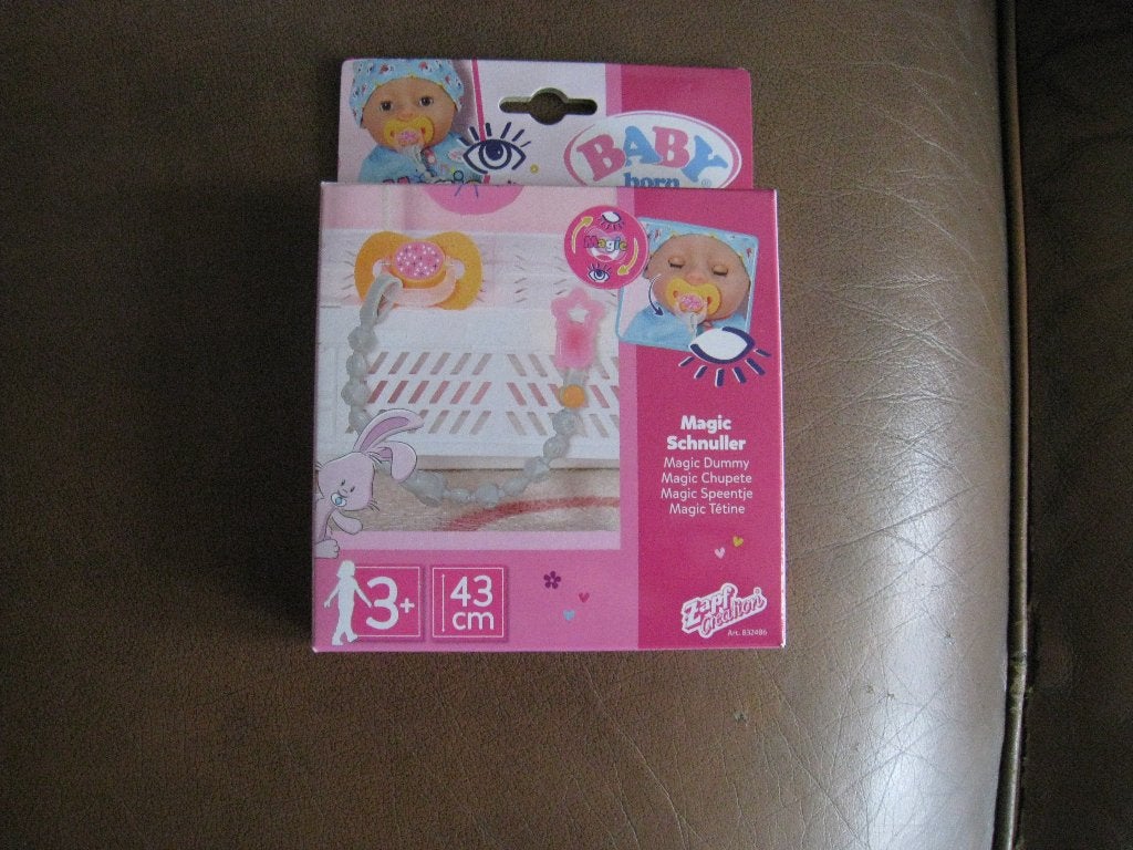 BABY BORN MAGISCHE FOPSPEEN 43 CM VOOR MAGISCHE POP, Kinderen en Baby's, Ophalen of Verzenden, Nieuw, Babypop
