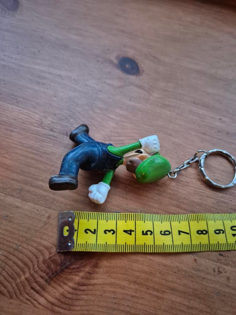 Luigi sleutelhanger super mario 6 cm, Ophalen of Verzenden
