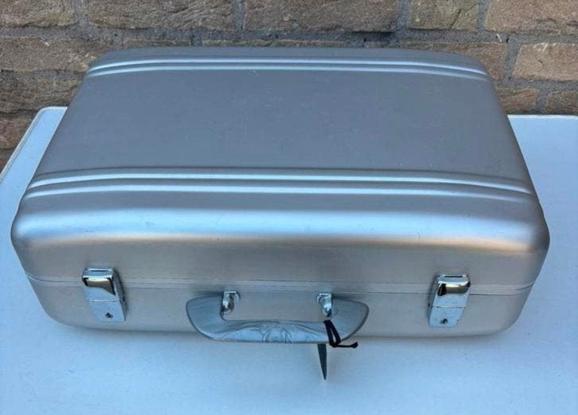 Vintage PRINZ 370-100 Aluminum Case koffer 45x32, Ophalen of Verzenden, Gebruikt, Metaal
