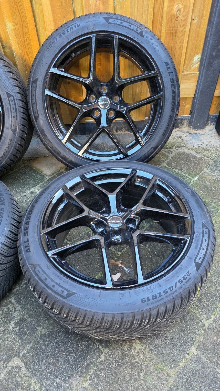 19 inch Borbet velgen | 4-seizoenenbanden mazda cx5 5x114.3, Velg(en), 235 mm, Zomerbanden, Ophalen
