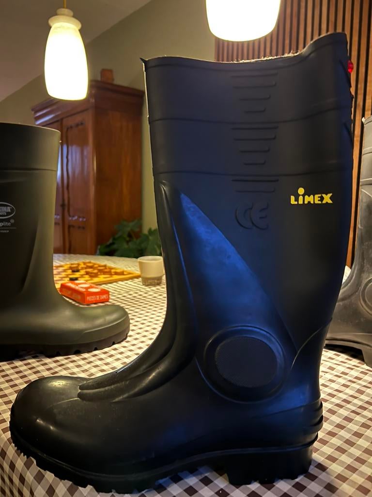 Limex werk boots met stalen neuzen en zolen, Ophalen of Verzenden, Zo goed als nieuw, Laarzen