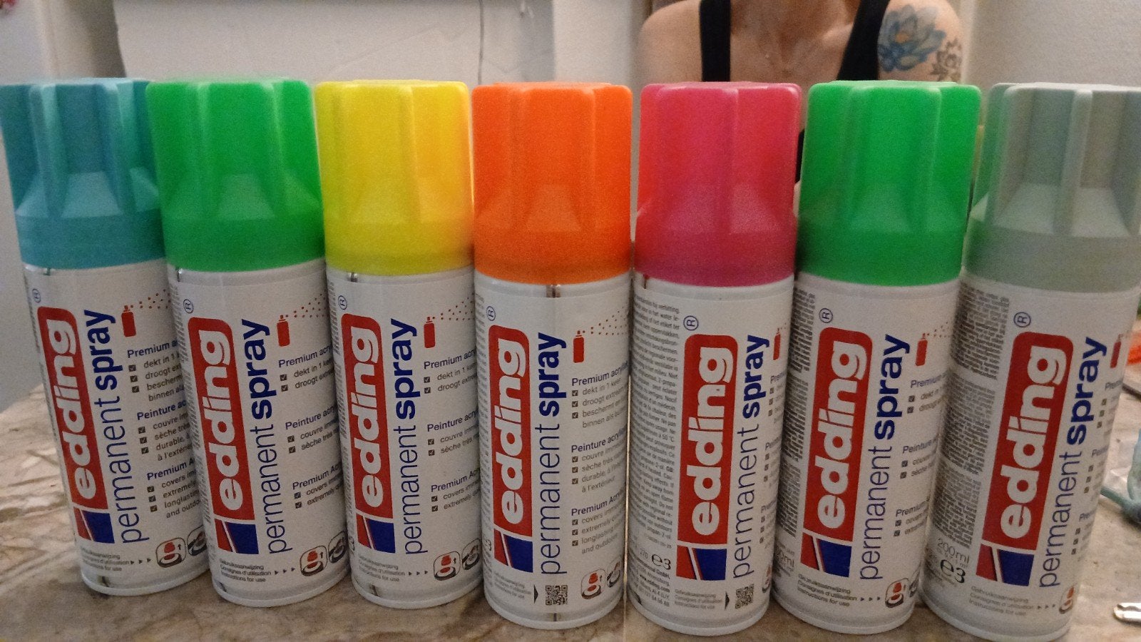 Edding Permanent Spray - Diverse kleuren, Ophalen, Overige kleuren, Nieuw, Verf