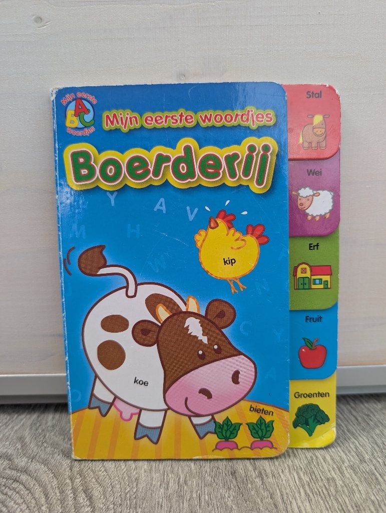 Mijn eerste woordjes - Boerderij, Gelezen, Yoyo books, Ophalen of Verzenden, 1 tot 2 jaar