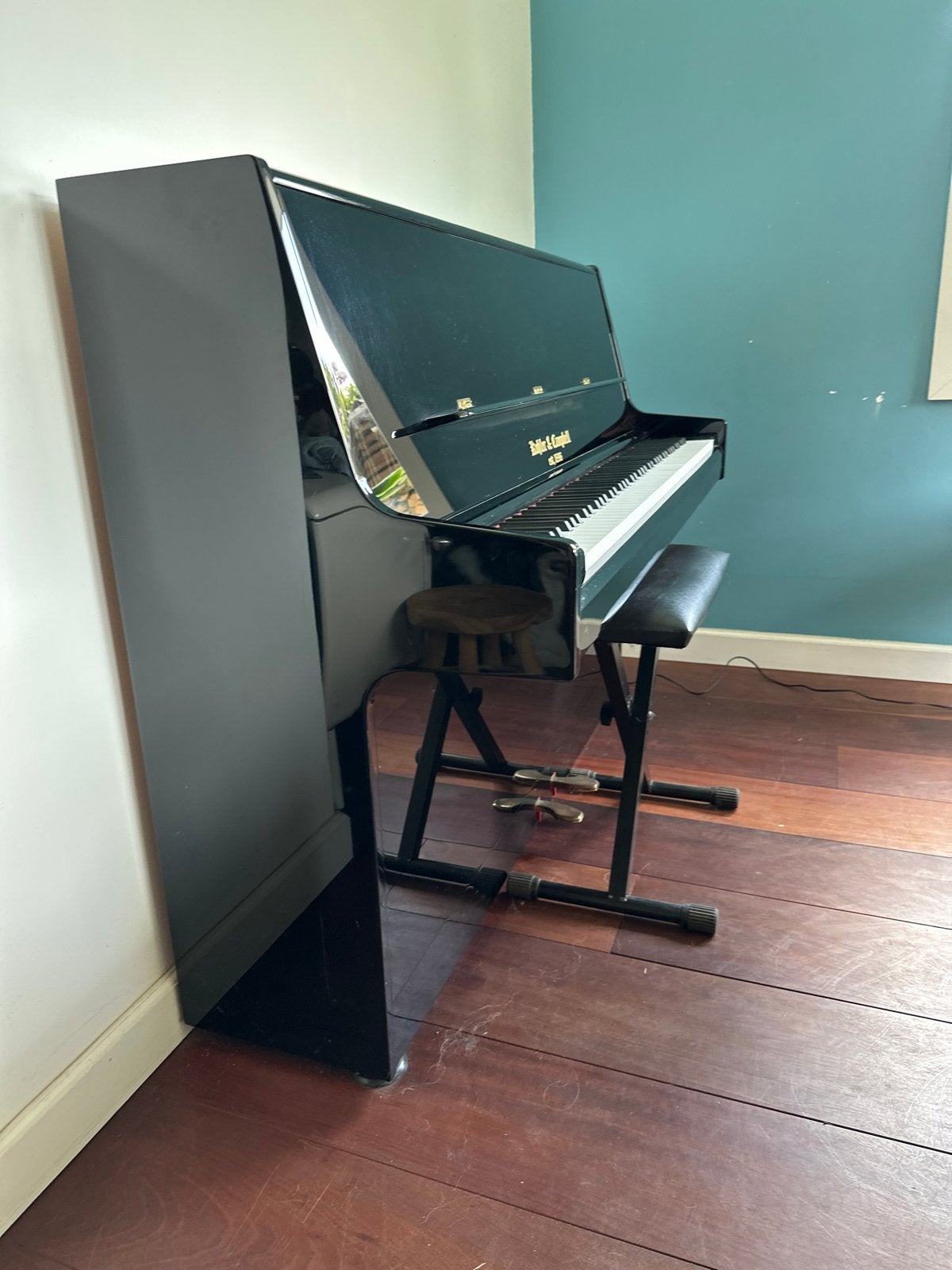Zwarte Hoogglans Piano - Kohler & Campbell, Ophalen, Zwart, Zo goed als nieuw, Piano
