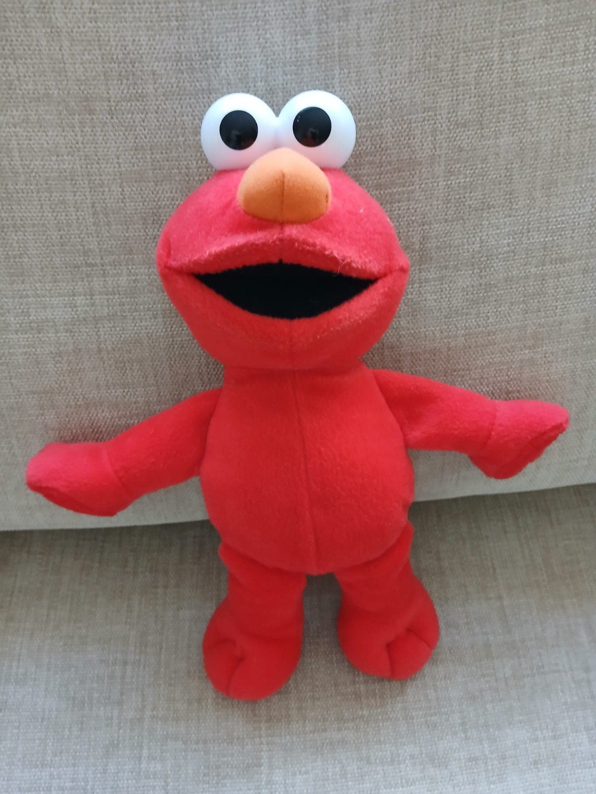 SESAMSTRAAT ELMO KNUFFEL 30 CM., Kinderen en Baby's, Speelgoed | Knuffels en Pluche, Gebruikt, Overige typen, Ophalen of Verzenden
