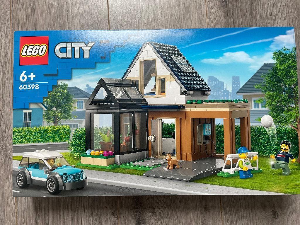 Lego 60398 huis met EV, City, Lego, Nieuw, Ophalen of Verzenden