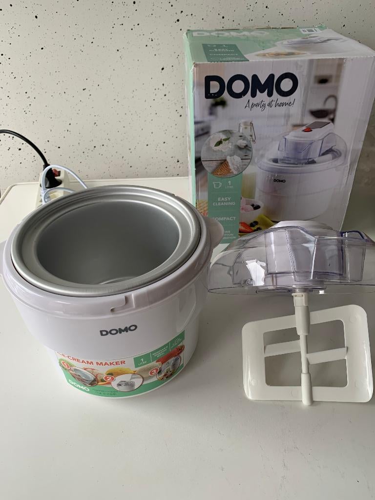 Domo DO2309I Roomijsmachine, Verzenden, Nieuw, Dompel 9, 2200 Herentals, België, Linea 2000 BV