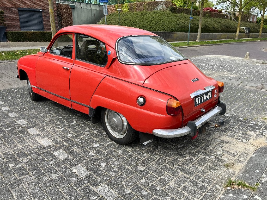 Foto 4 van Saab 96 1.5 L 1974 Rood LPG -belastingvrij