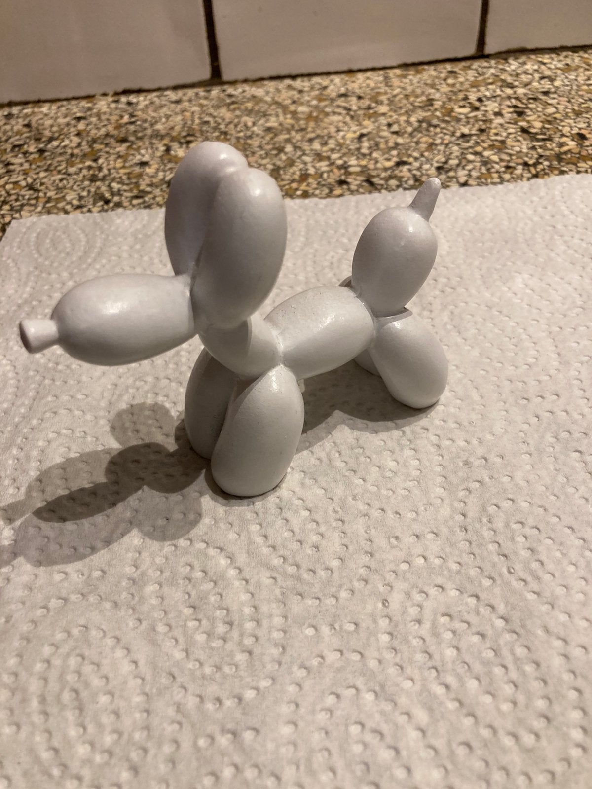 Beeldje ballonnen hond, Verzamelen, Ophalen of Verzenden, Zo goed als nieuw, Dier