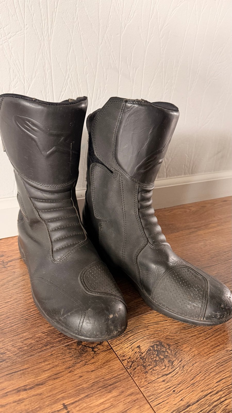 Zwarte Alpinestars Gore-Tex motorlaarzen - Maat 42, Ophalen of Verzenden, Tweedehands, Heren, Laarzen