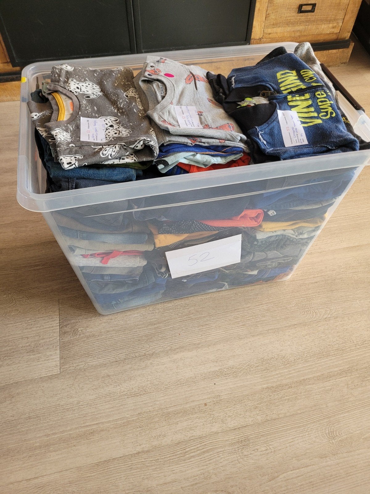 Partij kinderkleding jongens maat 74 t/m 122, Ophalen