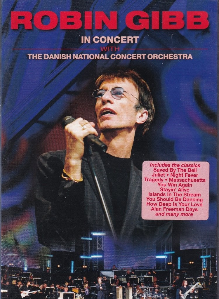 Te koop dvd robin gibb in concert (the bee gees) Nieuw, Alle leeftijden, Ophalen of Verzenden, Nieuw in verpakking, Muziekvideo's