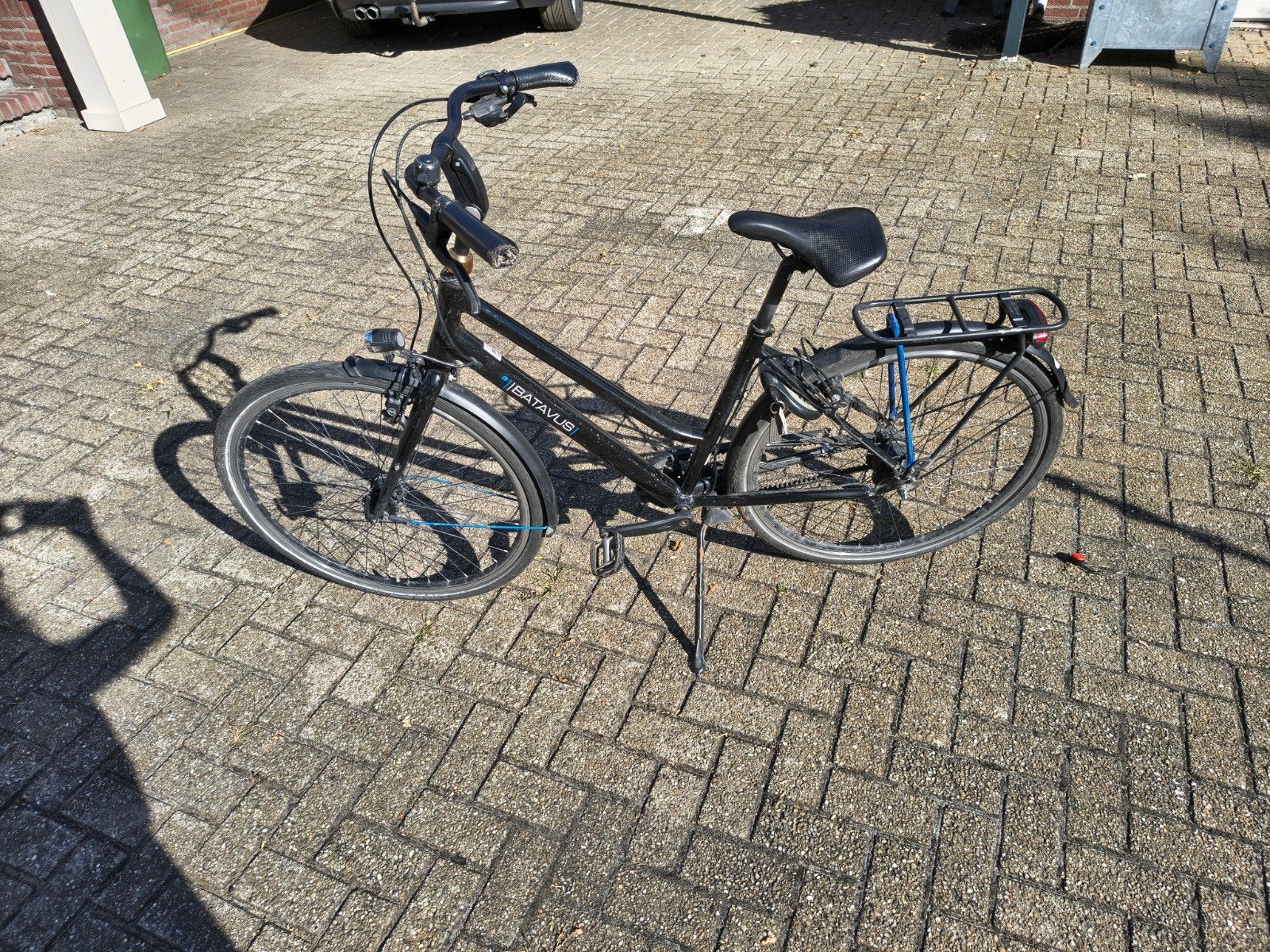 Batavus Dinsdag Damesfiets - Riemaandrijving & Alfine 8, Ophalen, Gebruikt, Velgrem, 47 tot 50 cm