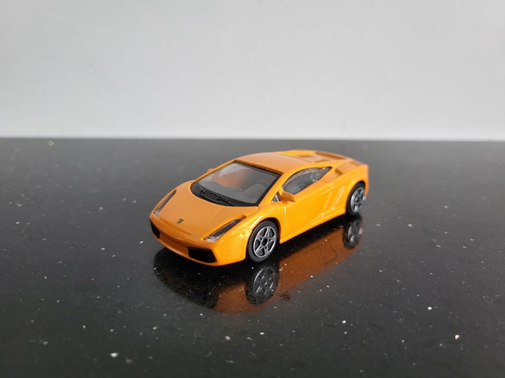 Lamborghini Gallardo oranje 1/43 Bburago, Ophalen of Verzenden, Zo goed als nieuw, Auto, Overige merken