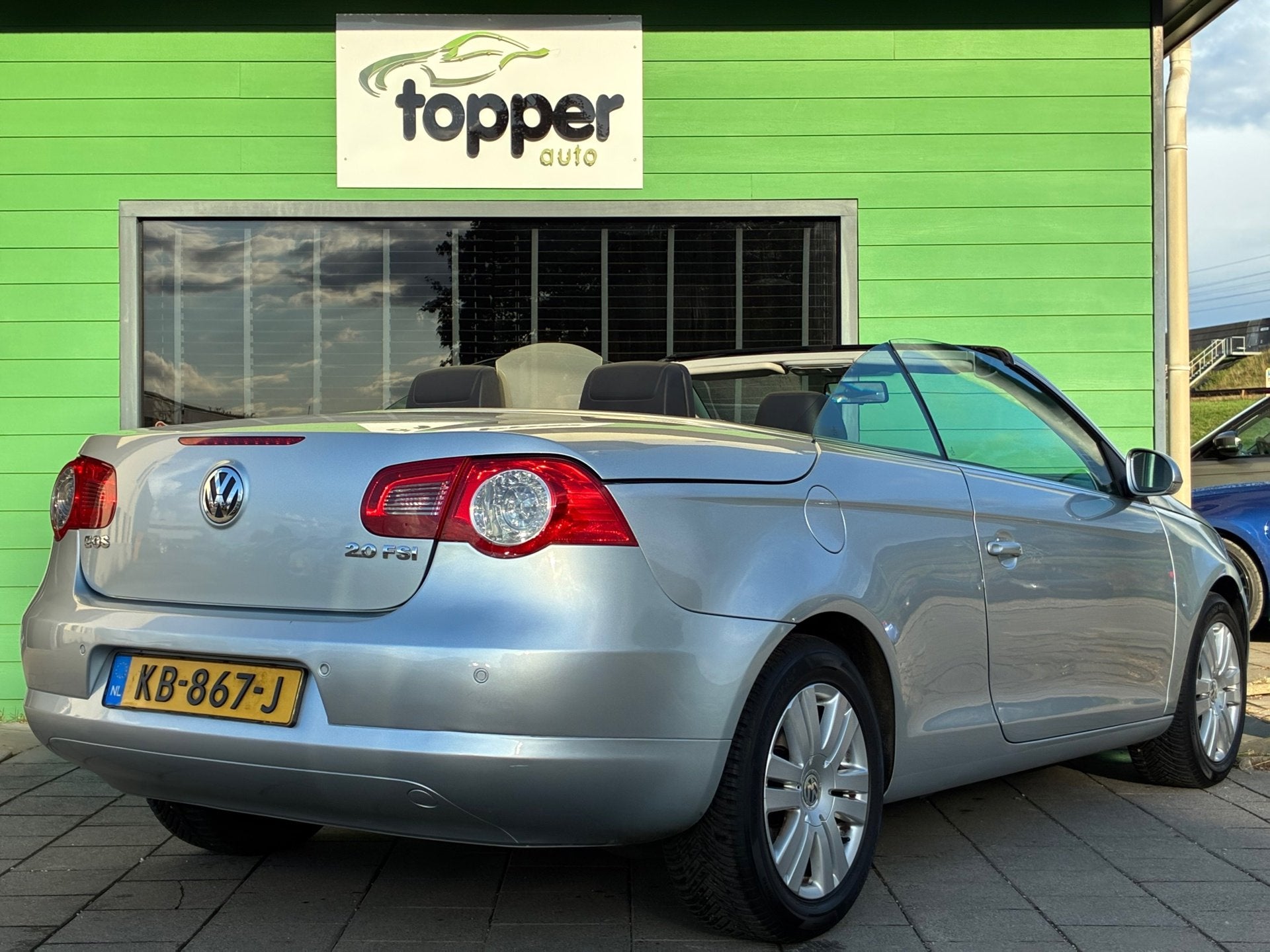 Volkswagen Eos 2.0-16v FSI|Cabriolet|D-riem v.v.|CruiseContr, Auto's, Voorwielaandrijving, Gebruikt, 4 cilinders, 4 stoelen