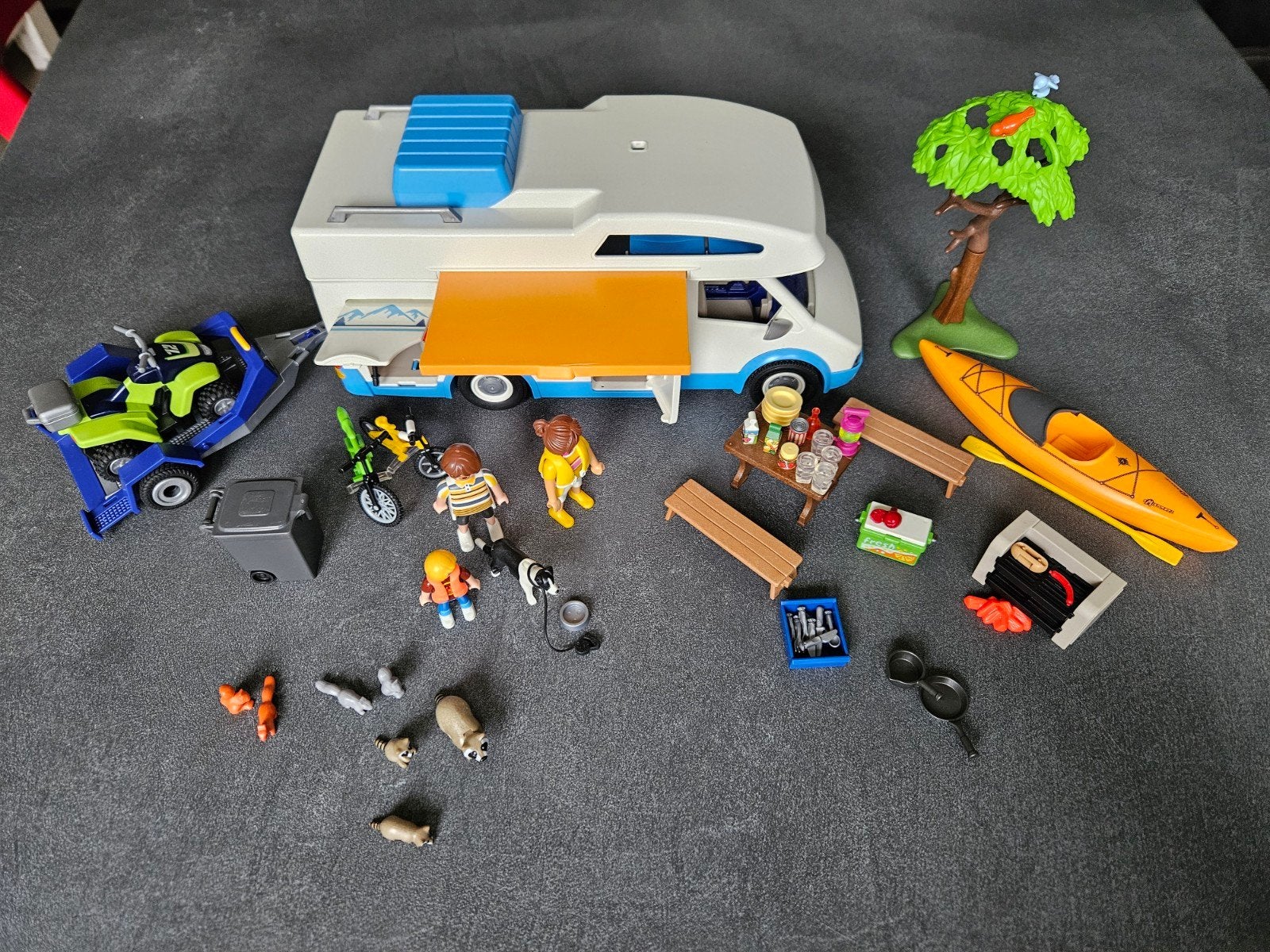 Playmobil Camper 9318 met accessoires en figuren, Ophalen, Gebruikt, Jongen of Meisje