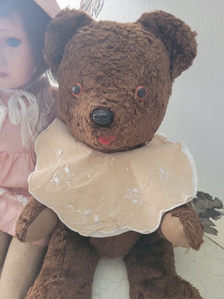 Antiek hand gemaakt babykraagje rond 1900