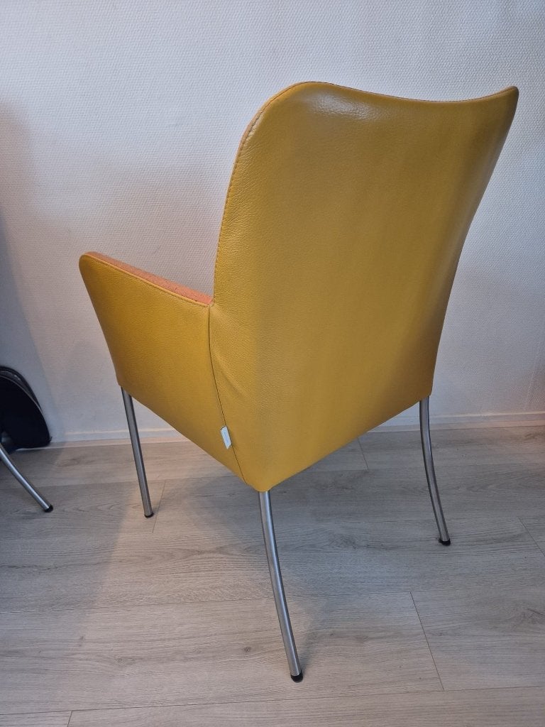 Eetkamerstoelen bert Plantagie, Ophalen, Gebruikt, Overige kleuren, Leer