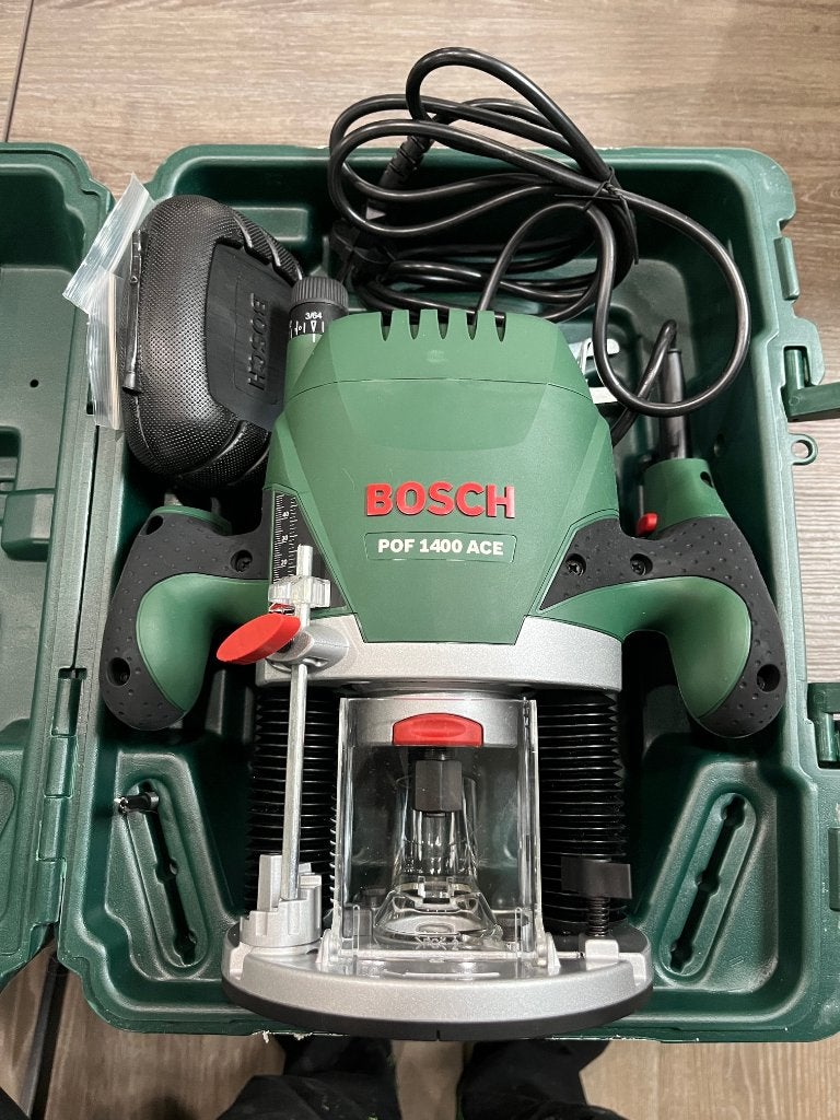 Bosch POF 1400 ACE Boven frees - nieuw, Doe-het-zelf en Verbouw, Nieuw, Ophalen of Verzenden, Bovenfrees, Bosch