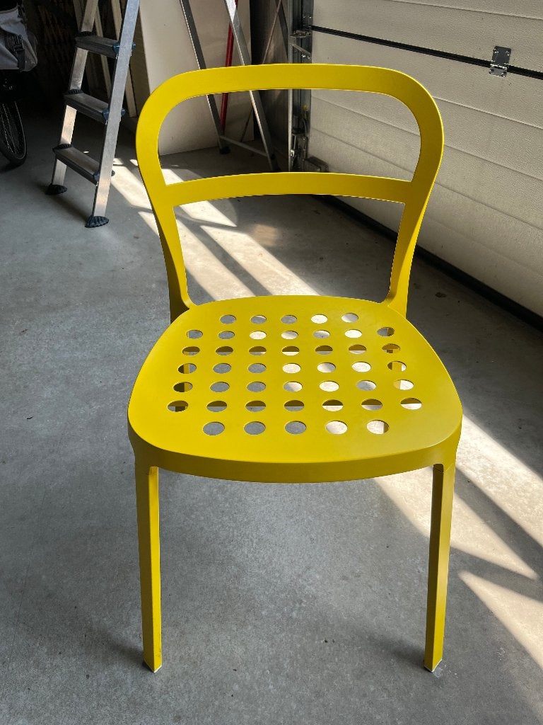Stoel Ikea voor binnen of buiten, Ophalen, Gebruikt, Overige kleuren, Metaal