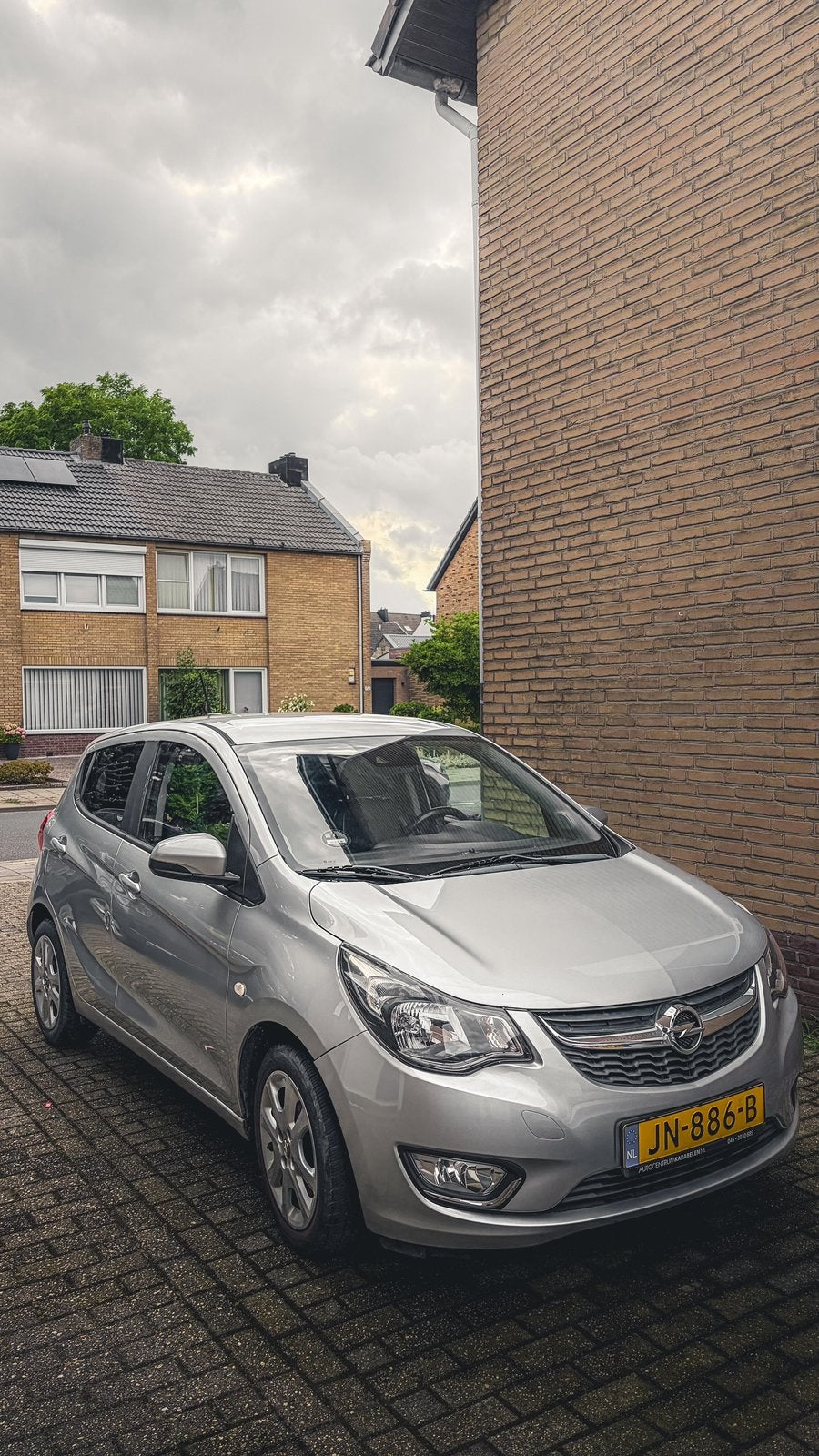 Opel Karl 1.0 Ecoflex 55KW 2016 Grijs, Auto's, Voorwielaandrijving, 839 kg, 74 pk, Origineel Nederlands