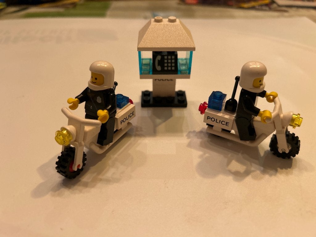 Lego Legoland 6522 Politie Motor Patrouille met instructies, Gebruikt, Lego, Ophalen of Verzenden, Complete set