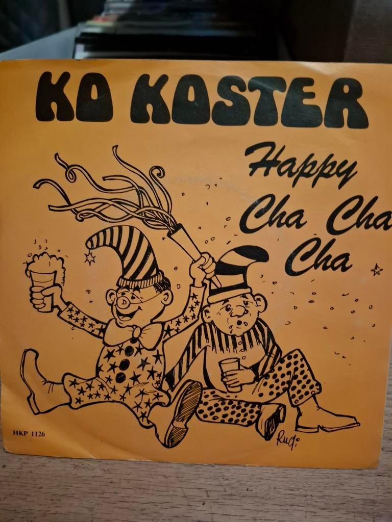 Ko Koster - Happy Cha Cha Cha (Vinyl Single), Ophalen of Verzenden, Gebruikt, Overige formaten