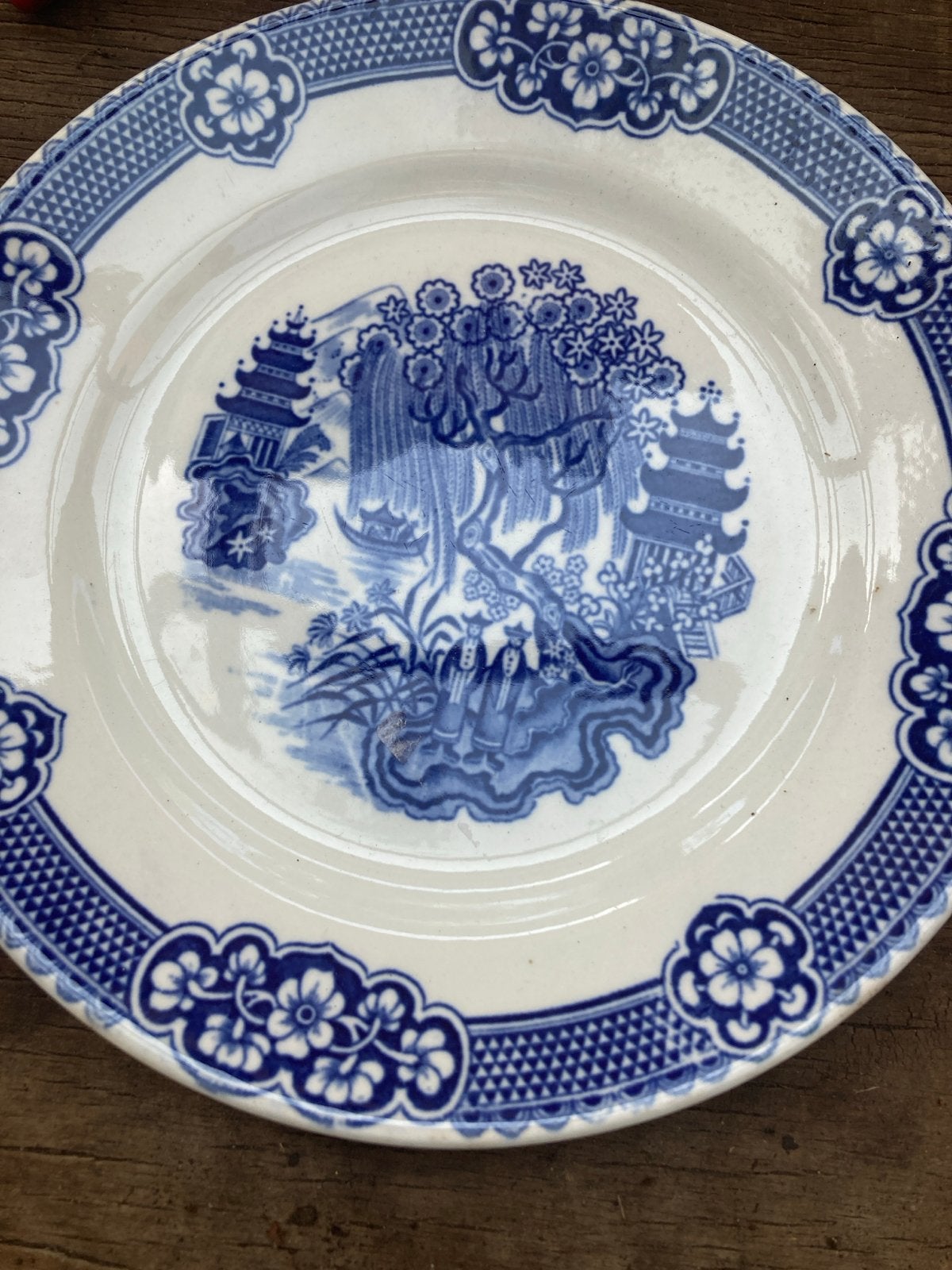 Prachtig Petrus Regout Maastricht Chinois bord, Ophalen