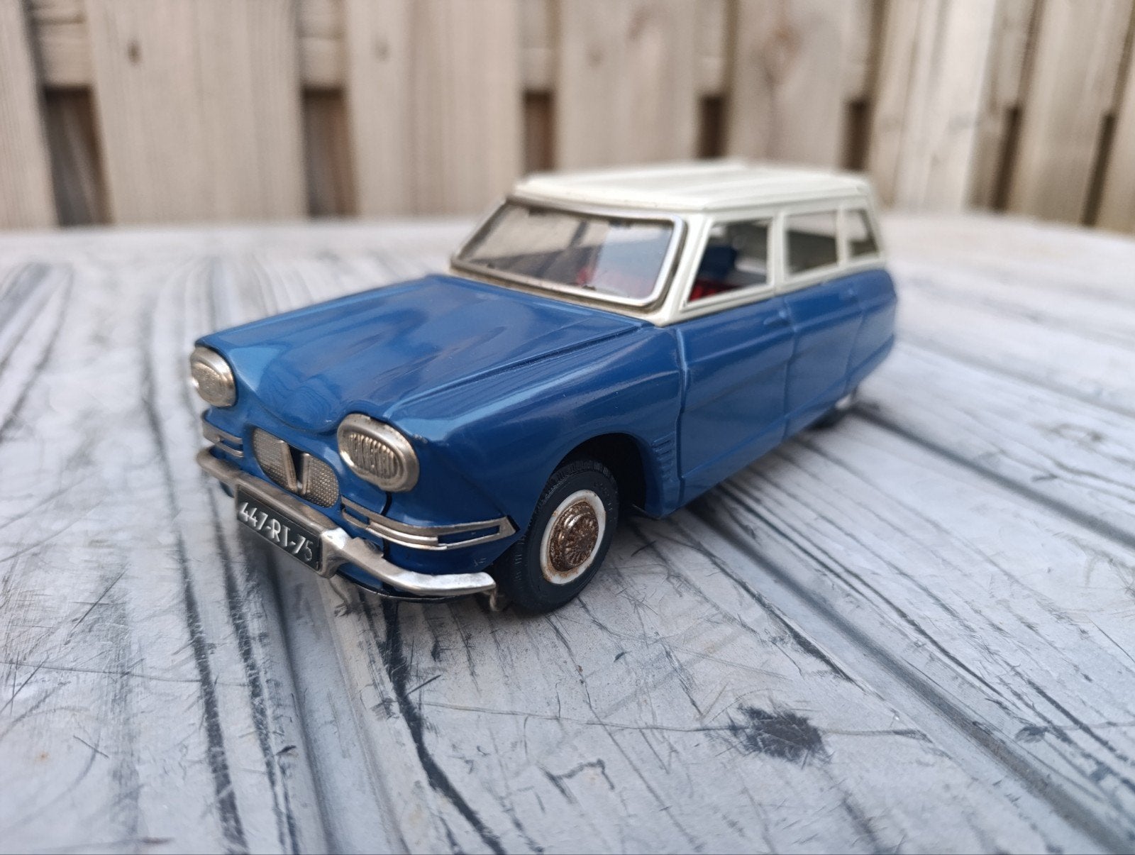 Ami-break Joustra Frankrijk oude blikken auto circa 1965, Ophalen of Verzenden