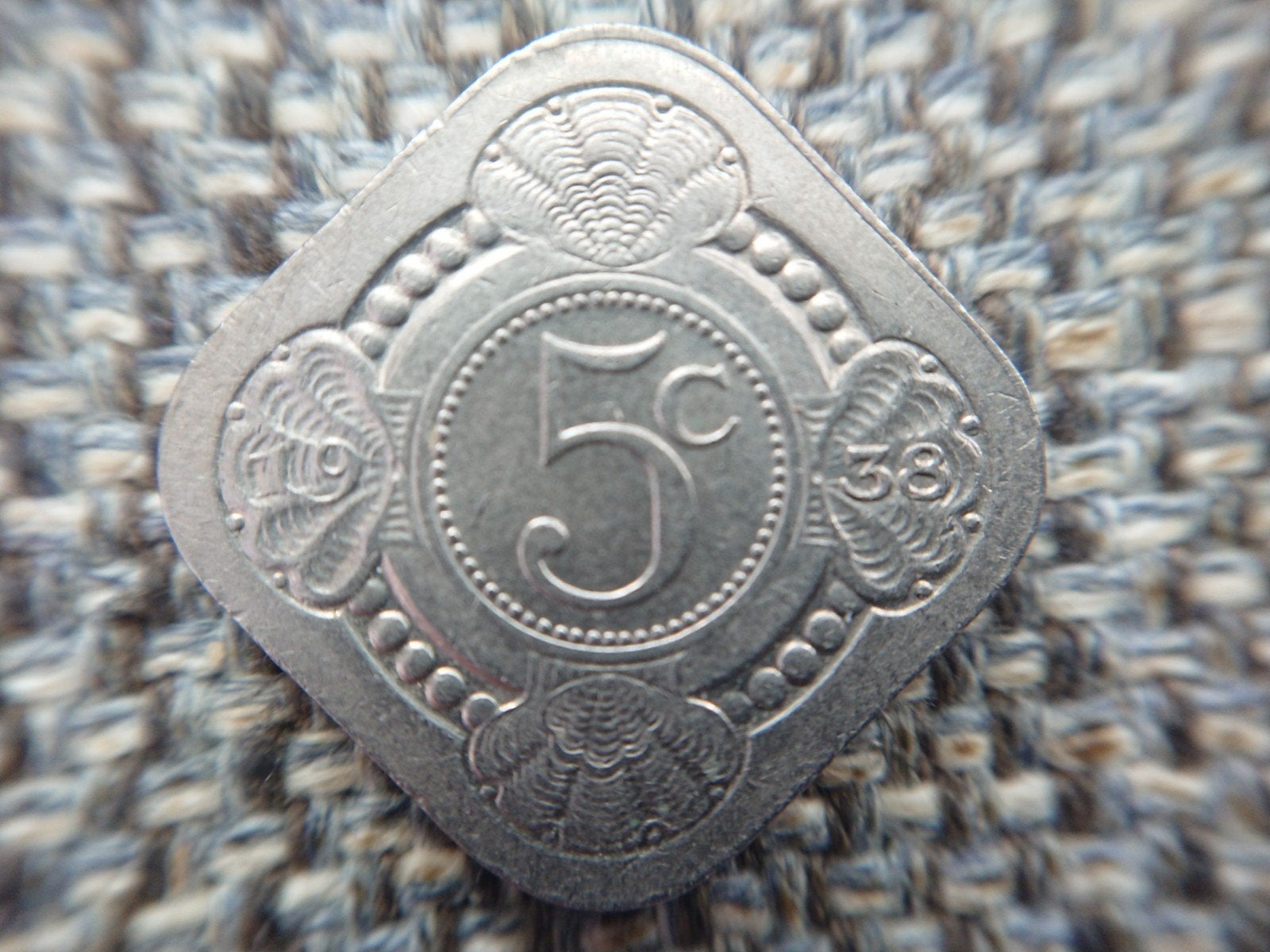 5 cent of stuiver 1938 Wilhelmina unc, Ophalen of Verzenden, Koningin Wilhelmina, 5 cent
