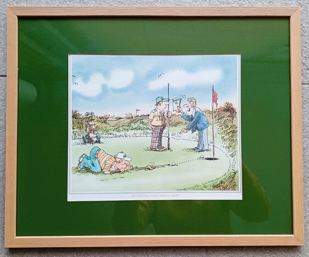 Golfposter, Ophalen, Zo goed als nieuw, Foto of Poster, 5 – 50
