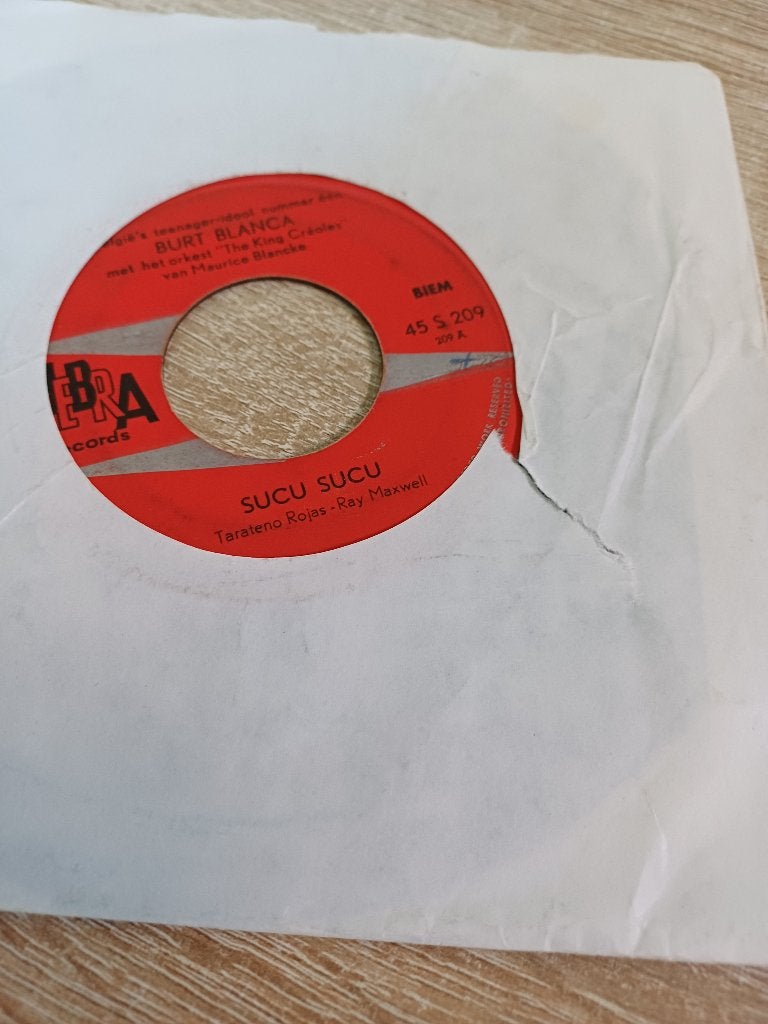 113 Single Burt Blanca – SUCU SUCU – S 209, Cd's en Dvd's, Gebruikt, 7 inch, Ophalen of Verzenden, Overige typen