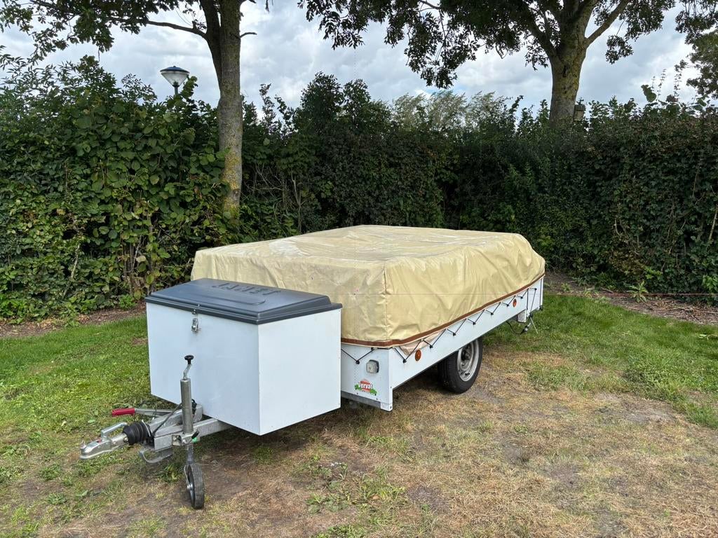 Jamet jametic 1-2-3 vouwwagen inc keuken en disselbak, Ophalen, Meerkleurig, Aanwezig, Jamet