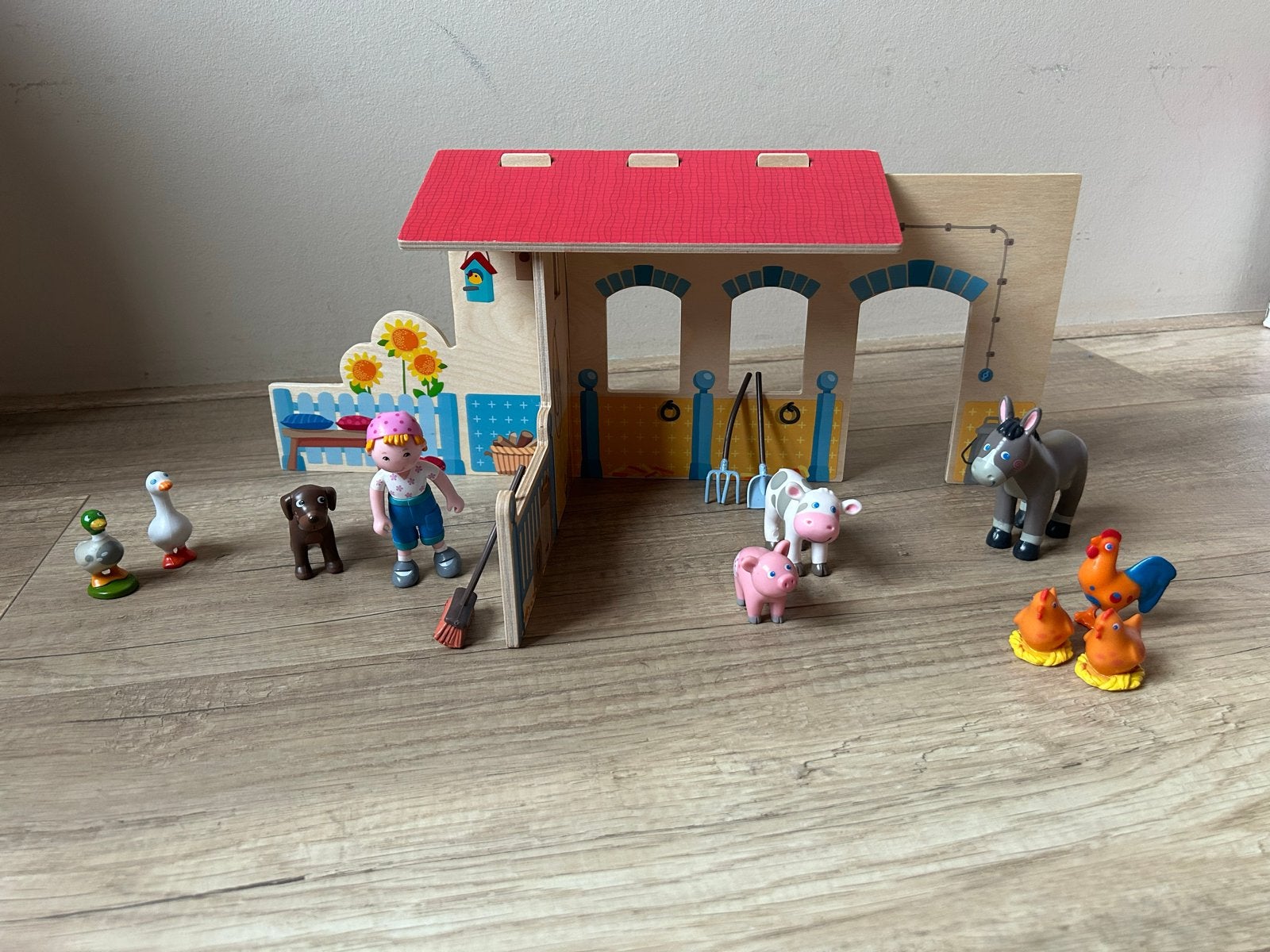 Haba Boerderij Landleven met Dieren en Accessoires, Ophalen of Verzenden, Zo goed als nieuw, Overige typen