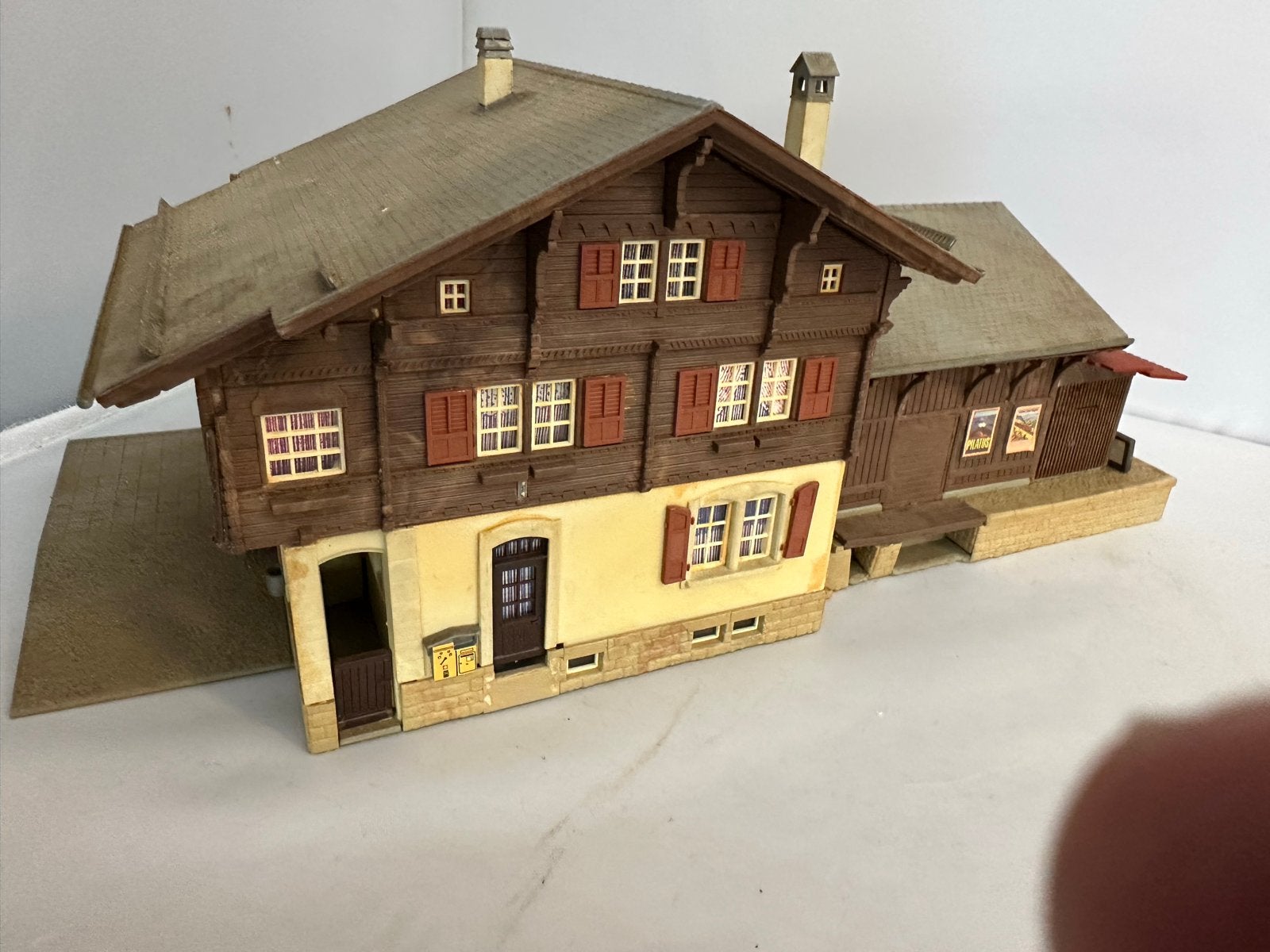 Faller H0 Station Oberried en Zwarte Woud Huis, Overige merken, Gebruikt, Gelijkstroom of Wisselstroom, Brug, Tunnel of Gebouw