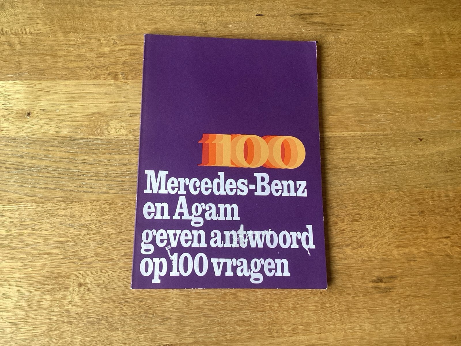 Mercedes-Benz en Agam: 100 vragen, 100 antwoorden en C111, Ophalen of Verzenden, Zo goed als nieuw, Mercedes