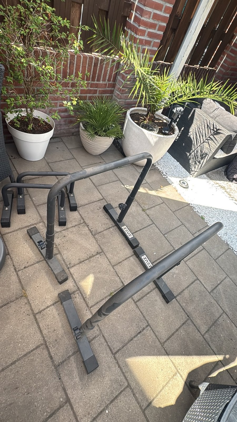 Zeuz Push-up steunen / Parallettes, Ophalen, Gebruikt, Armen, Push-up steun
