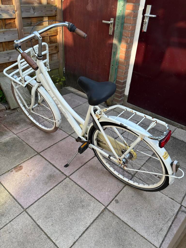 Cortina U4 Meisjesfiets 26 inch - Wit, Fietsen en Brommers, Fietsen | Meisjes, Gebruikt, Velgrem, Handrem, Ophalen