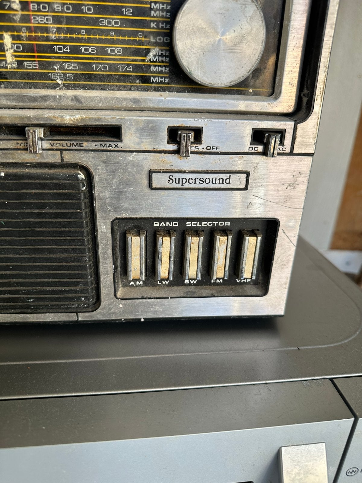 Supersound Retro Radio - Vintage Ontvanger, Audio, Tv en Foto, Ophalen, Niet werkend, Radio