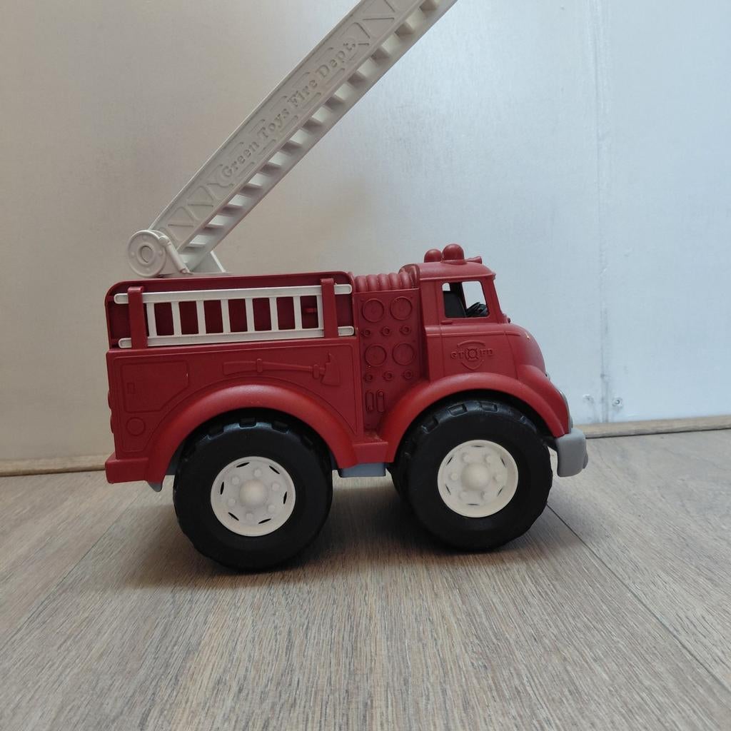 Green toys brandweerauto, Ophalen, Gebruikt
