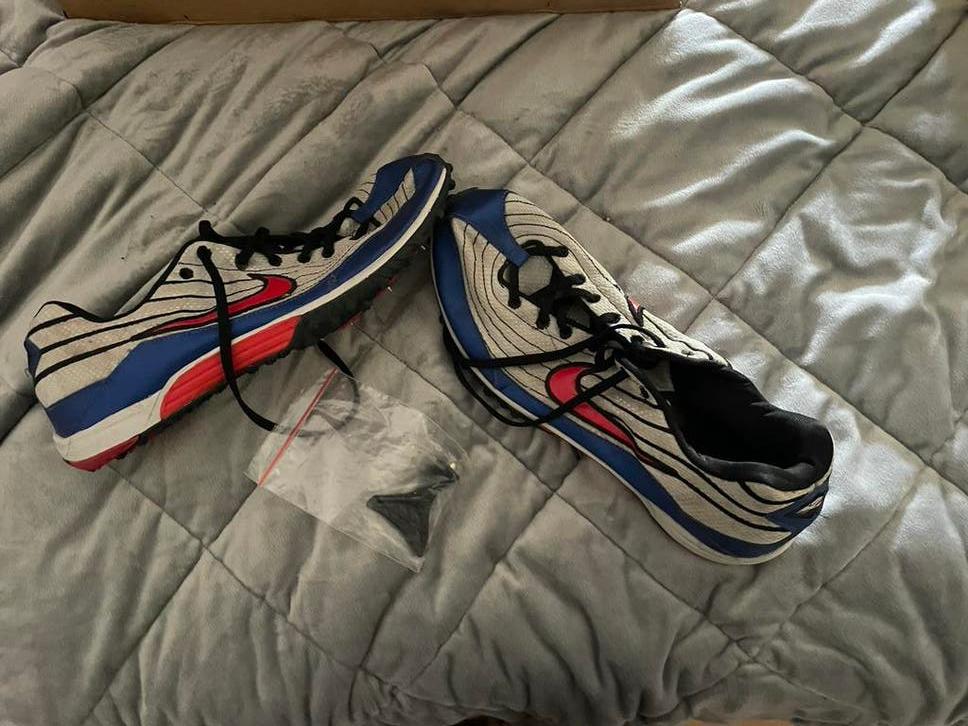 Spikes hardloopschoenen maat 46 nike, Nike, Ophalen of Verzenden, Zo goed als nieuw, Spikes