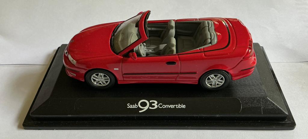 Saab 93 cabrio 1:43, Hobby en Vrije tijd, Modelauto's | 1:43, Ophalen of Verzenden, Nieuw, Auto, Overige merken