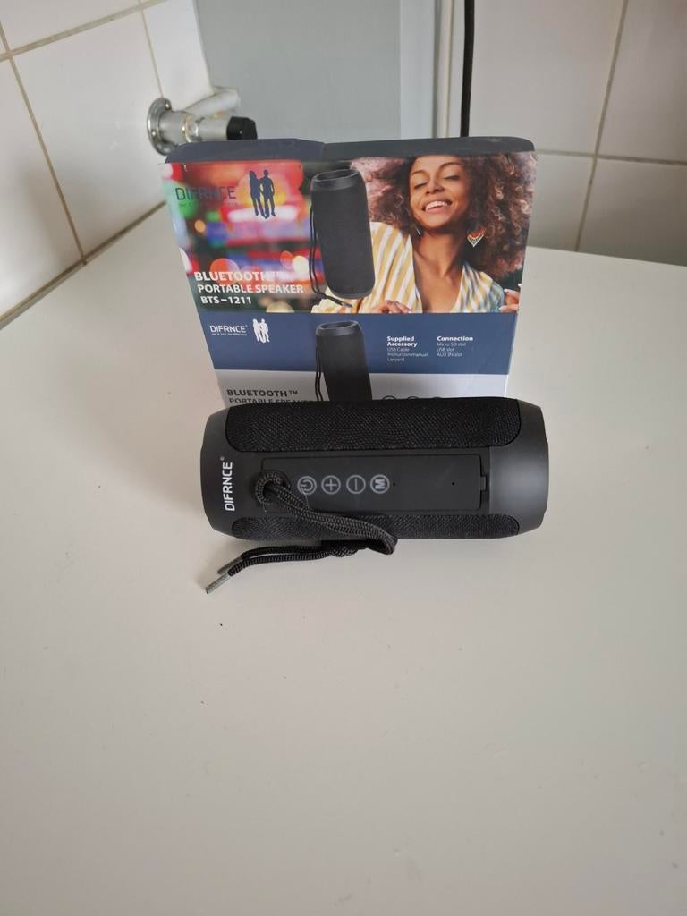 DIFRNCE Bluetooth Draagbare Speaker BTS-1211 - Nieuw in Doos, Overige typen, Nieuw, Minder dan 60 watt, Ophalen