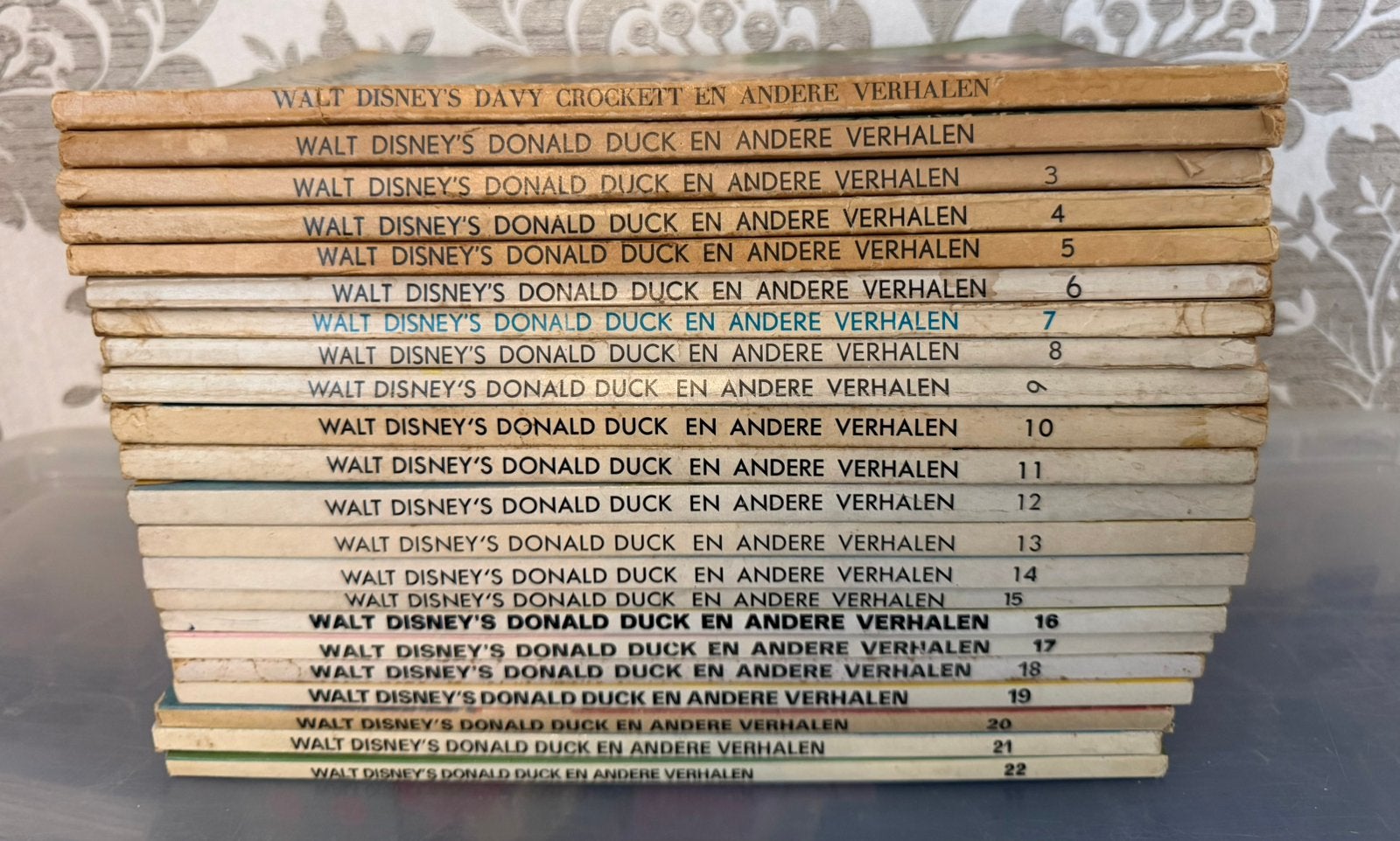 Donald Duck en andere verhalen 1 t/m 22 compleet 1956 - 1976, Boeken, Complete serie of reeks, Ophalen of Verzenden, Gelezen
