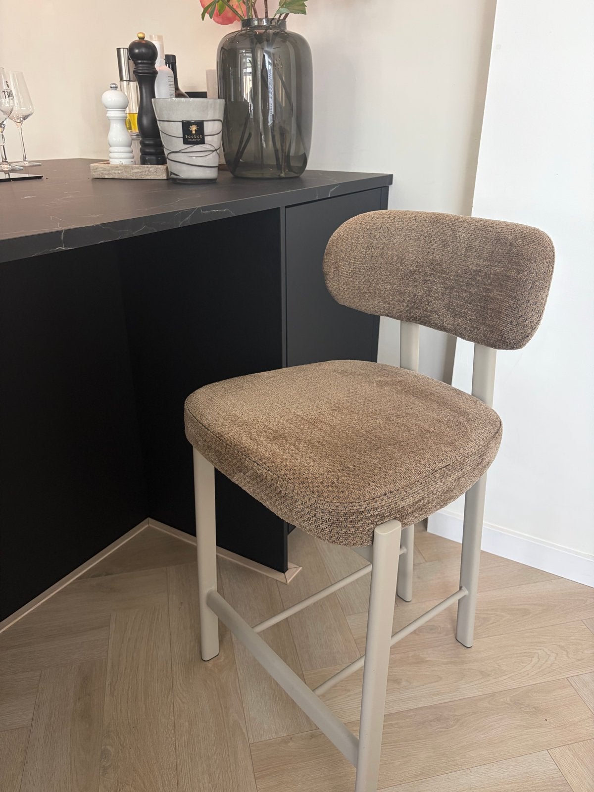Haco barkruk met rugleuning nieuw, zsm weg!, Ophalen, 60 tot 90 cm, Zo goed als nieuw, 1 kruk