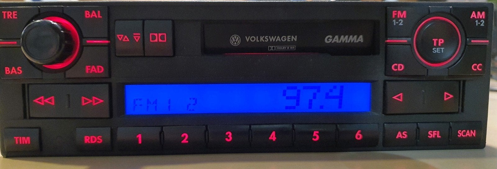 Volkswagen Gamma V autoradio, Ophalen of Verzenden, Zo goed als nieuw