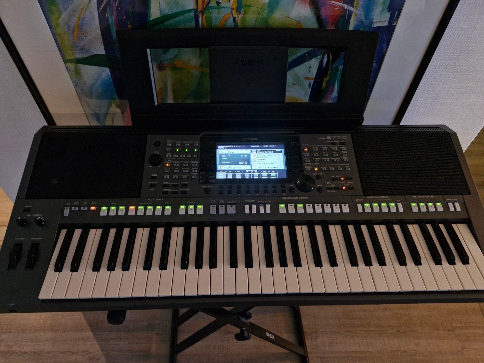 Yamaha psr S770 arranger keyboard, Muziek en Instrumenten, Keyboards, 61 toetsen, Yamaha, Ophalen of Verzenden, Zo goed als nieuw