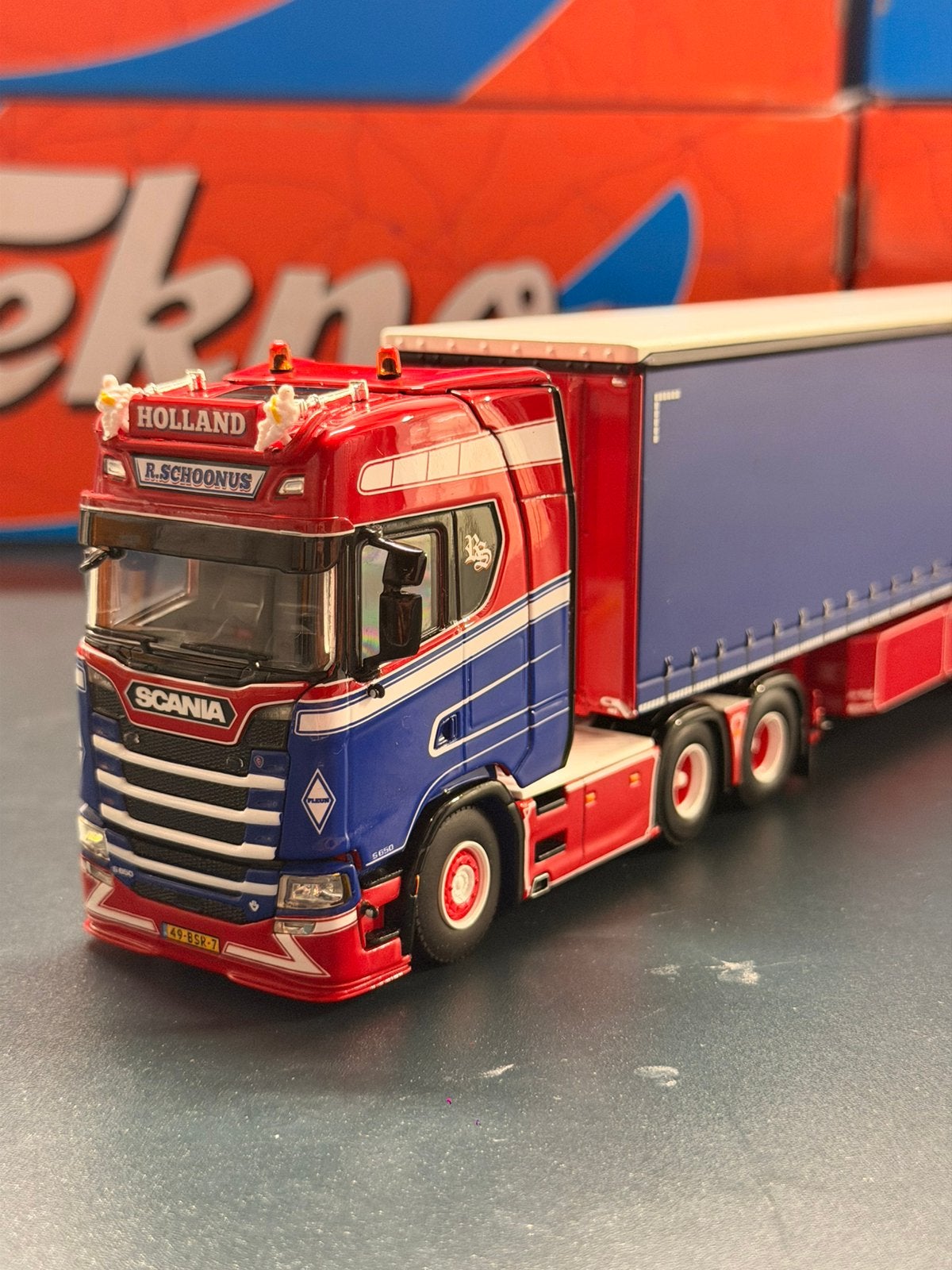 WSI Scania S650 R. Schoonus, Ophalen of Verzenden, Zo goed als nieuw, Bus of Vrachtwagen, Wsi