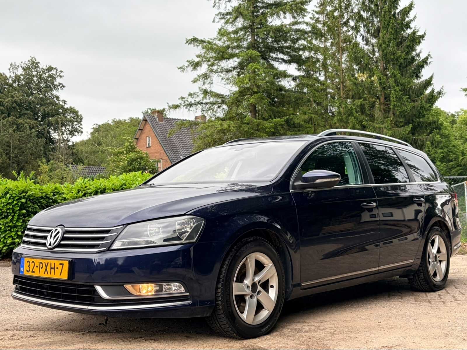 2011 Volkswagen Passat Variant automaat 1.4 TSI Comfl. BlM P, Euro 5, Gebruikt, Blauw, Origineel Nederlands